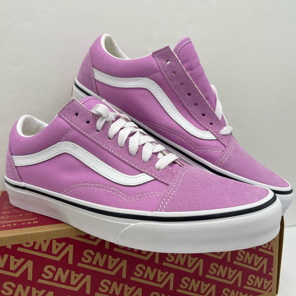 Vans Old Skool
Orchid/True White Sneakers Lavender 
VN0A3WKT3SQ - Picture 6 of 16